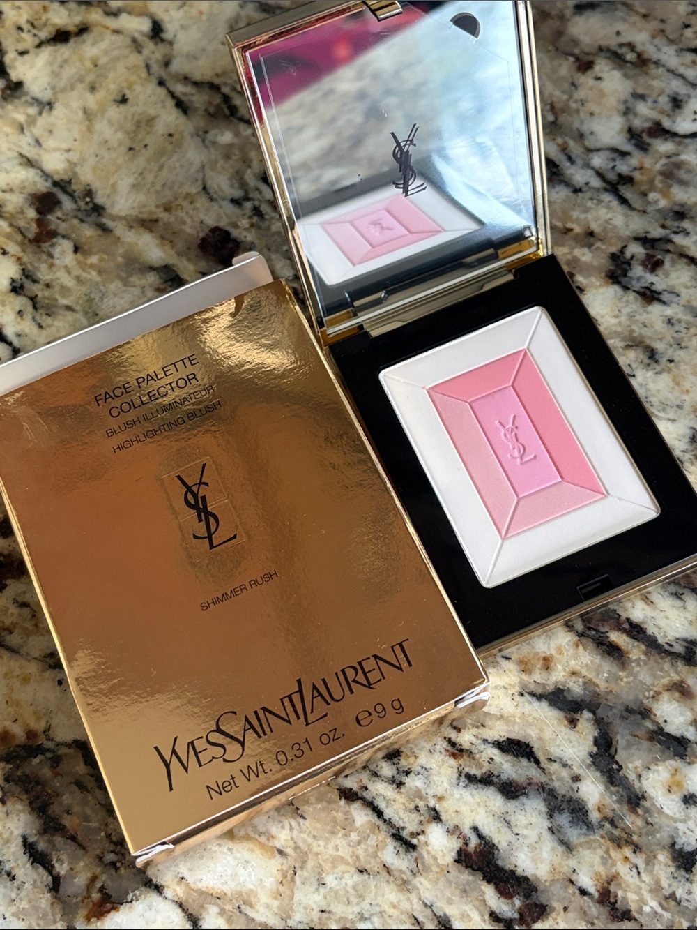 ⚡️❄️YSL Shimmer Rush Face Palette Collector Blush Illuminator
